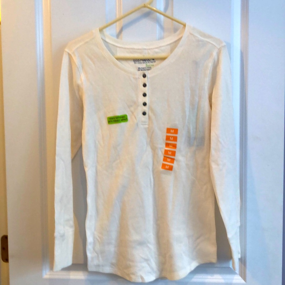NWT Eco Malibu Organic Cotton Henley